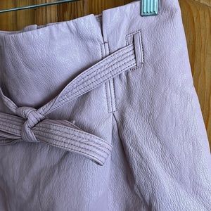 Free People pleather skirt